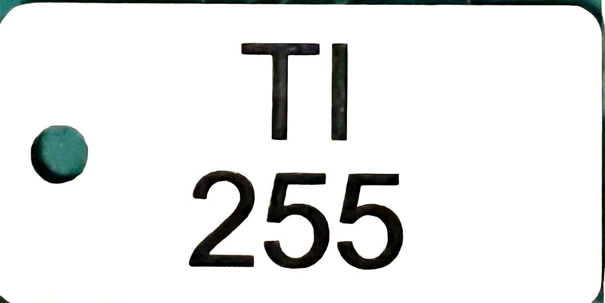 Engraved Tag 2.5" x 1.5" -Valve Tag Labels, Engraved Electrical Panel Labels, Phenolic Labels, Breaker Box Labels, Electric Meter Tags, Plastic Electrical Labels, Plastic Tags