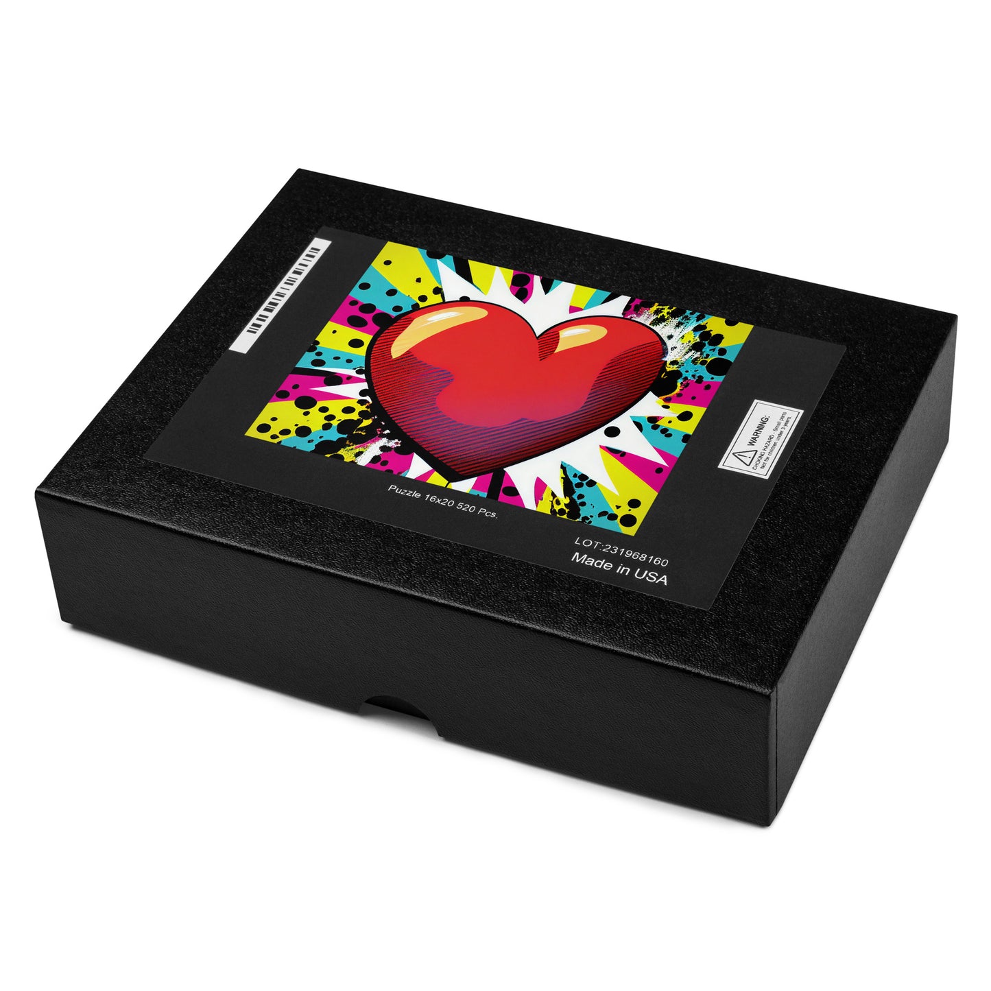 Heart - Pop Art- Multi Colored Jigsaw puzzle