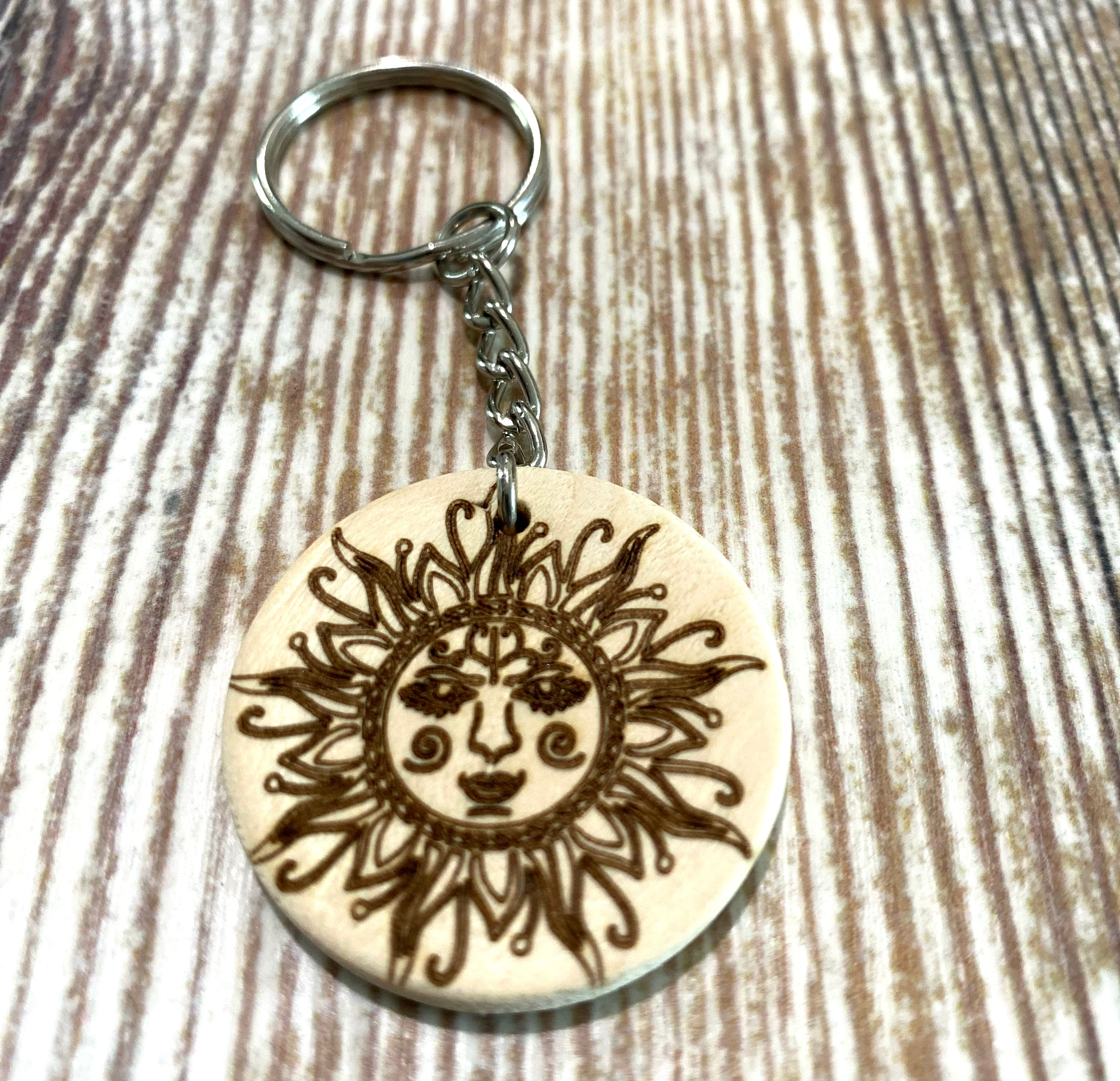 Sun keychain clearance