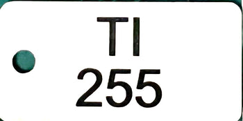 Engraved Tags - 4"x2 "- White with black core background,Valve Tag Labels, Engraved Electrical Panel Labels, Phenolic Labels, Breaker Box Labels, Electric Meter Tags, Plastic Electrical Labels, Plastic Tags, Signage